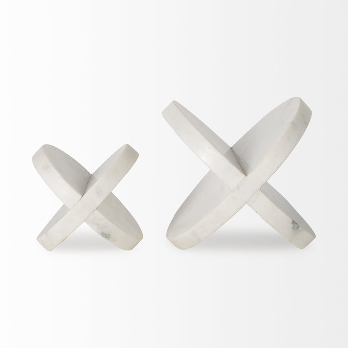 Sophia 6.0"L x 6.0"W x 6.0"H Small Marble Ornament