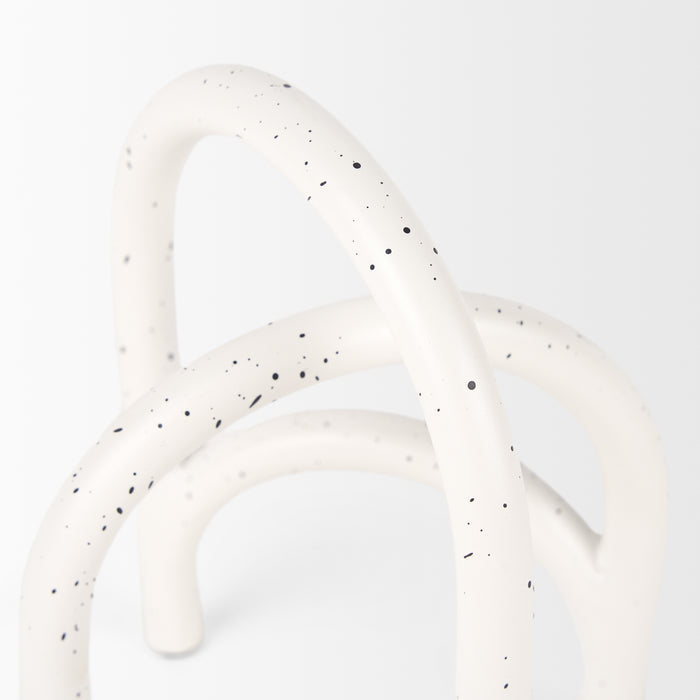 Springe White & Gray Speckled Arch Decorative Object (Set of 2)