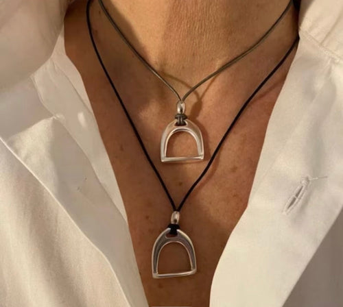 Stirrup Necklace