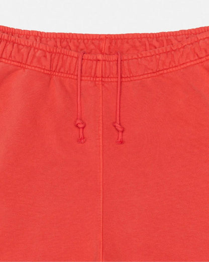 Stussy x Nike Pigment Dyed Fleece Sweatpants Habanero Red