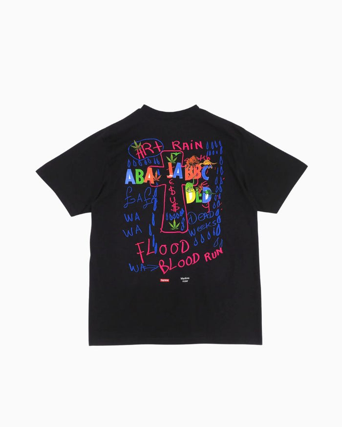 Supreme Martine Rose Lee Scratch Perry Tee Black
