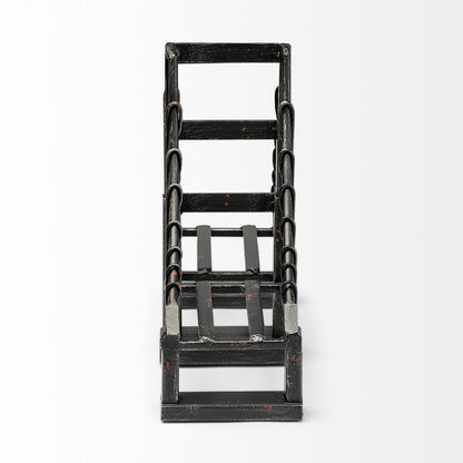 Suspension Set of 2 19L x 4W Brown Wrought Iron Suspension Bridge Bookends