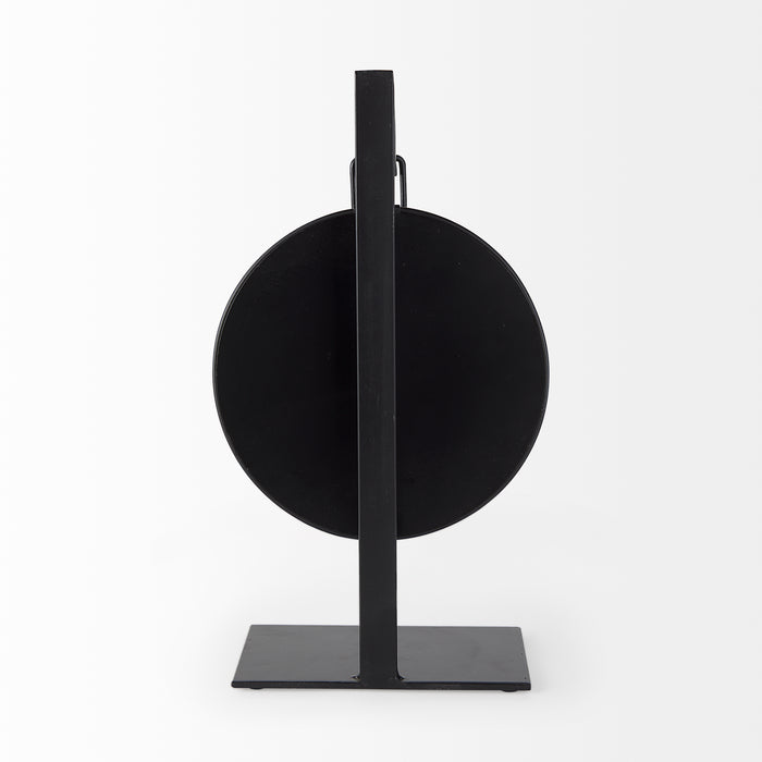Taxz Metallic Brown Metal Hanging Table Clock