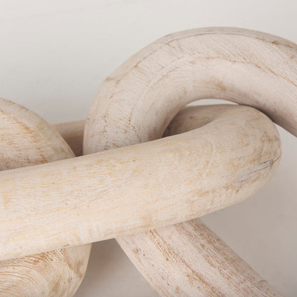 Tayla Large Blonde Wood Chain Link