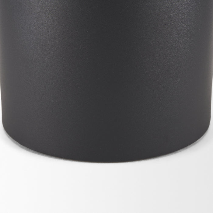 Tosca Small Matte Black Metal Vase