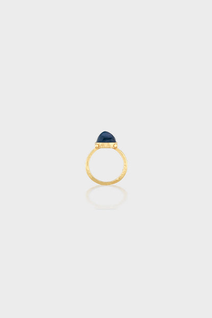 Blue Labradorite Mystic Eye Gem Ring