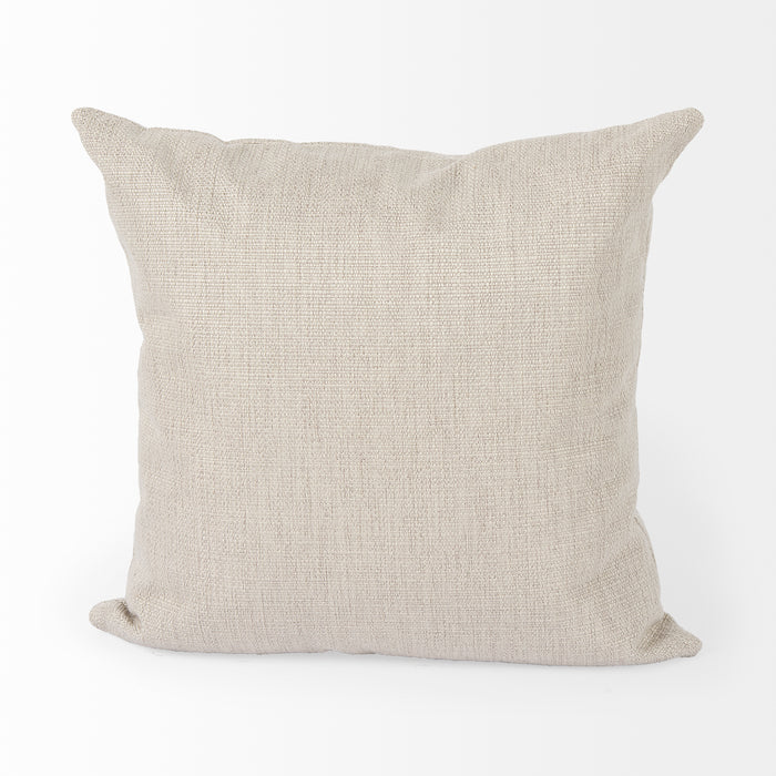 Valence Beige Throw Pillow Sectional Piece