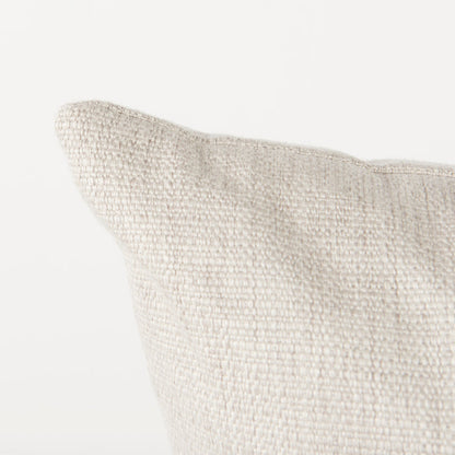 Valence Beige Throw Pillow Sectional Piece