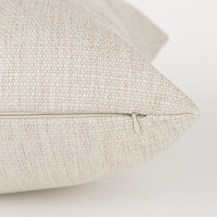 Valence Beige Throw Pillow Sectional Piece