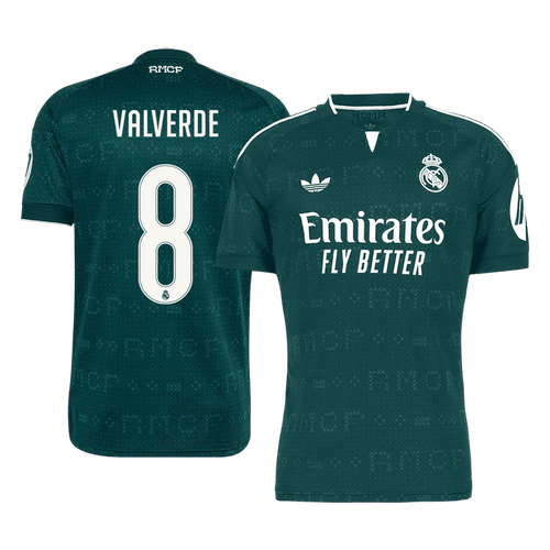 VALVERDE #8 Real Madrid Away Soccer Jersey 2026/27