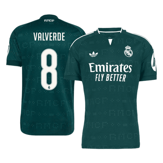 VALVERDE #8 Real Madrid Away Soccer Jersey 2026/27