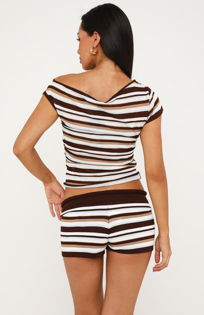 By My Side Knit Top Seaside Stripe
