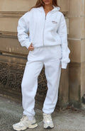 Can't Miss It Sweatpants Grey Marle/Rose Gold