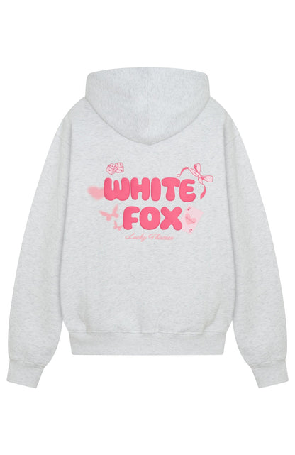 Lucky Thirteen Stephanie Oversized Hoodie Grey Marle
