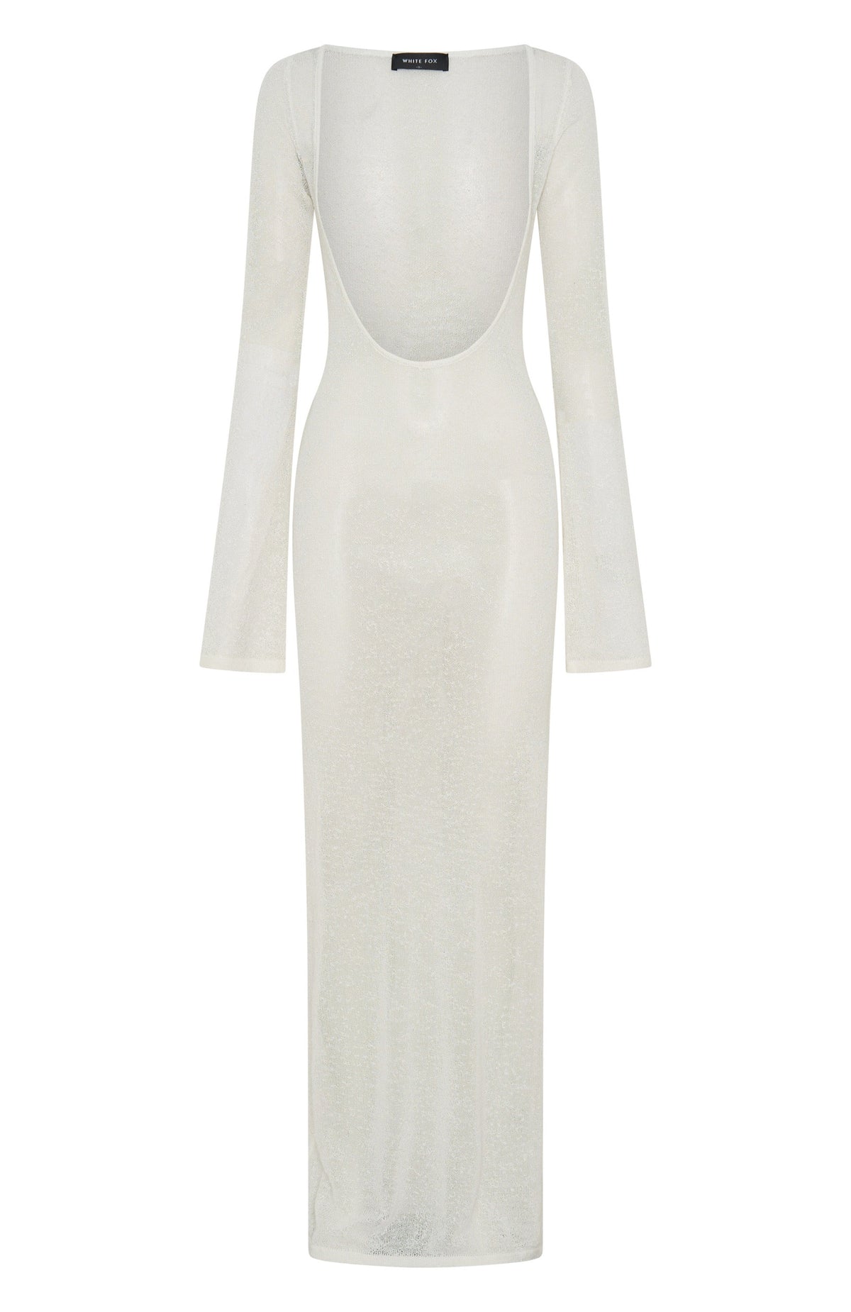 Malta Mermaids Long Sleeve Maxi Dress White