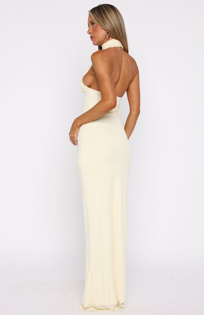 Sugar High Maxi Dress Lemon